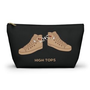 12639825149934260475_2048.jpeg This high tops Accessory Pouch T-Bottom features two tan high tops smoking joints with 'High Tops' written below in same color tan