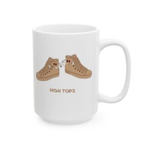 3550504413389788141_2048.jpeg This high tops mug features two tan high tops smoking joints with 'High Tops' written below in same color tan
