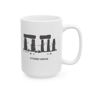 4430321469565470260_2048.jpeg This ceramic stoned hedge mug features the grey rocks smoking joints.