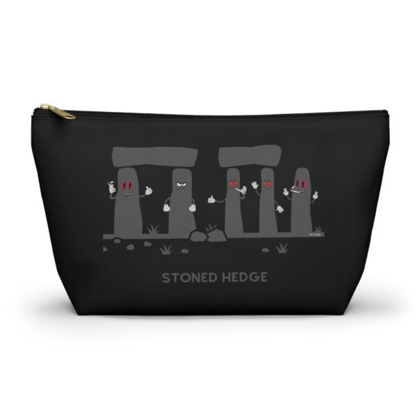 905919636645865460_2048.jpeg This stoned hedge pouch t-bottom features the grey rocks smoking joints.