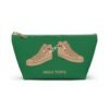 This high tops Accessory Pouch T-Bottom features two tan high tops smoking joints with 'High Tops' written below in same color tan