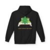 This how hybrids are made hoodie features two weed leaves laying in bed on top of each other with "How Hybrids Are Made" written below
